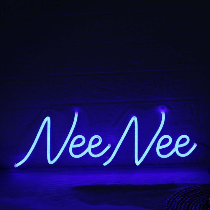 Nee Nee Blue Neon Sign