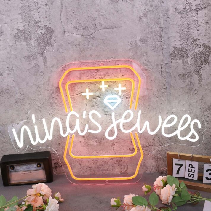 Ninas Jewels Custom Neon Sign