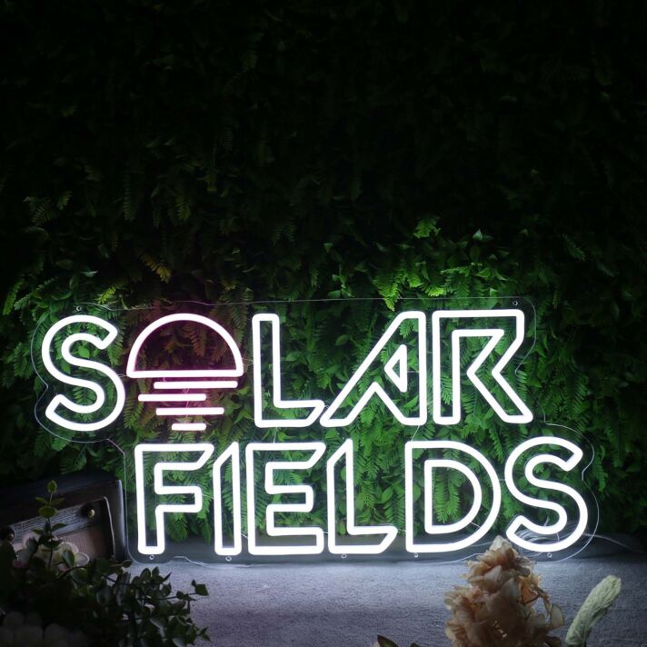 Solar Fields Custom Neon Sign