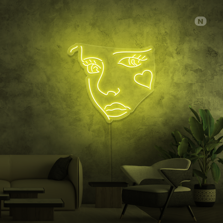 Joker Face Neon Sign