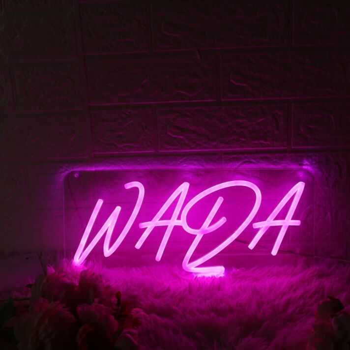WADA Pink Neon Sign