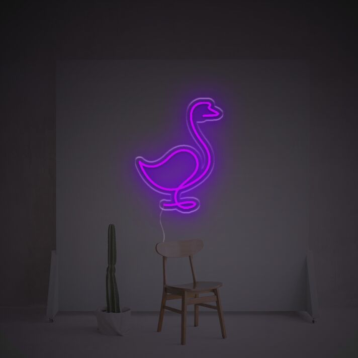 Goose For Kid Room LED Neon Sign