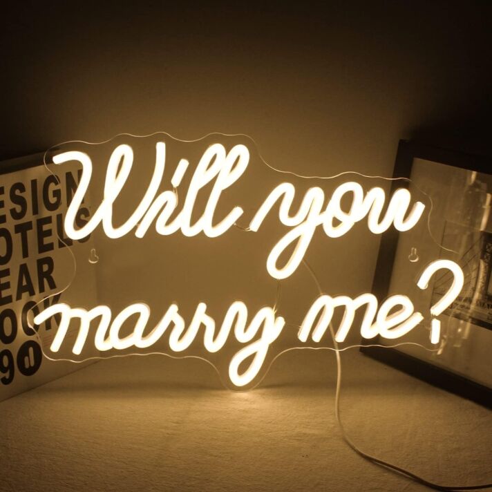 Will You Be My Girlfriend Neon Sign