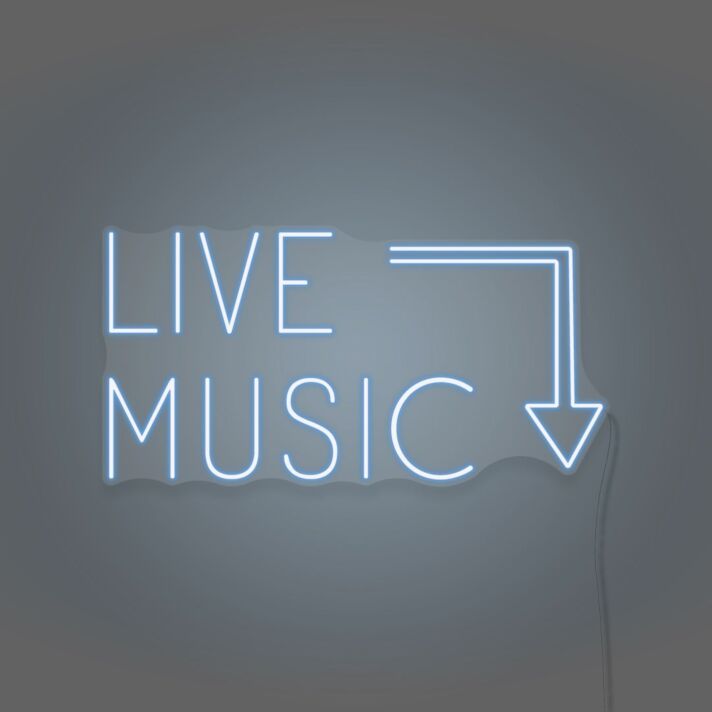 Customize Live Music LED Neon Sign