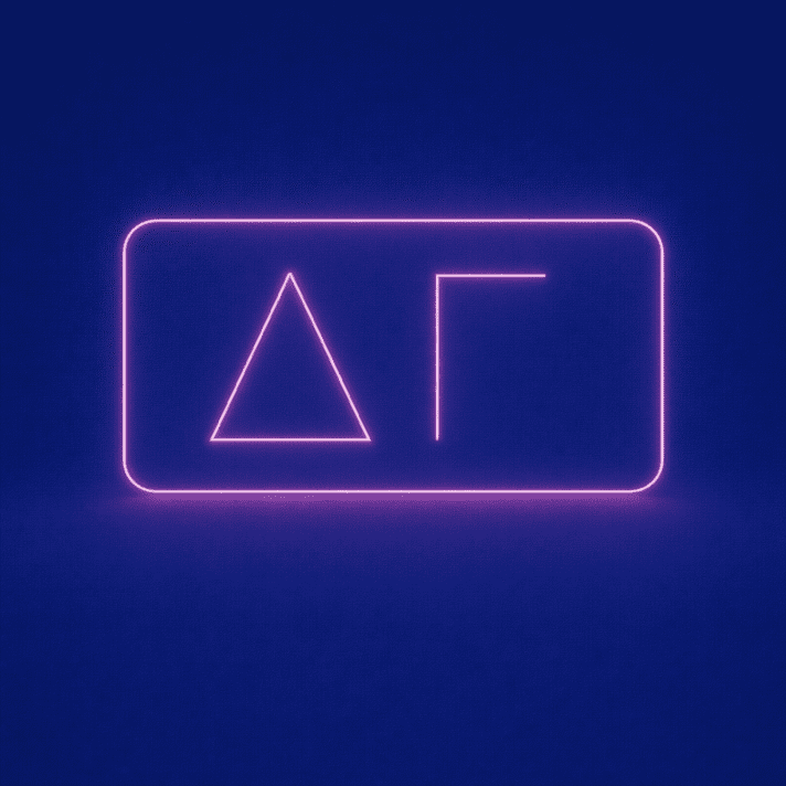 Delta Gamma ΔΓ LED Neon Sign Celebrating Sisterhood and Service