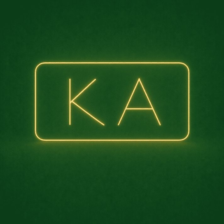 Kappa Delta ΚΔ LED Neon Sign Celebrating Sisterhood and Confidence
