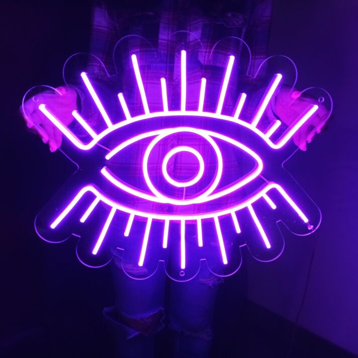 All Seeing Eye Neon Aesthetic Light