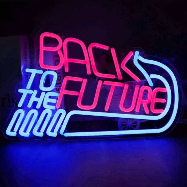 BACK TO THE FUTURE Font Decorative Neon Sign