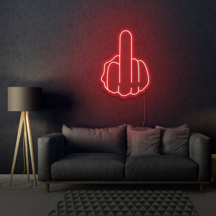 Fuck You Neon Bold and Direct Statement