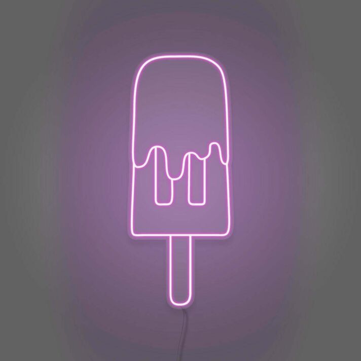 Melting Popsicle Custom Neon Childhood Summers Remembered