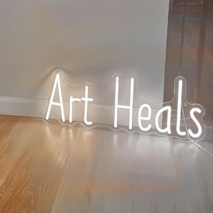Neon Sign Art Heals