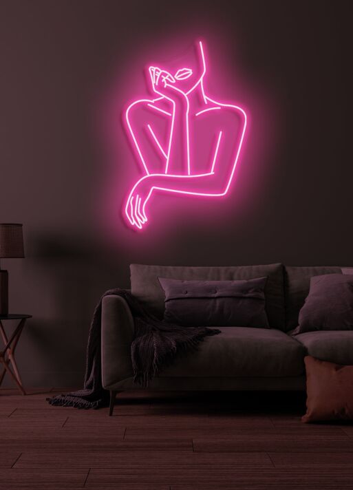 Albert Neon Tribute to Genius and Intellectual Brilliance