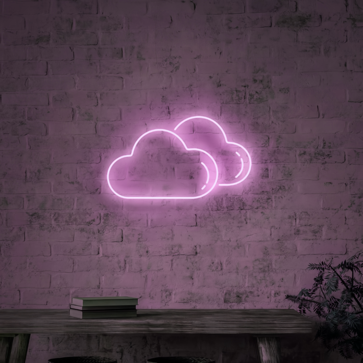 Cloud Neon Light Gentle and Calming Presence