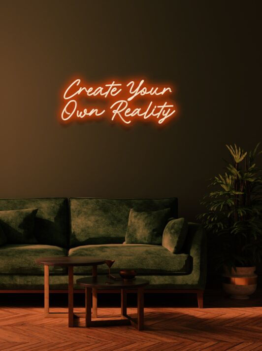 Create your own path Neon Light for Personal Journey and Creativity