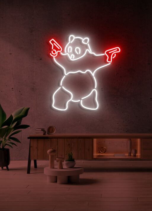 Panda Neon Adorable Glow for Wildlife Lovers