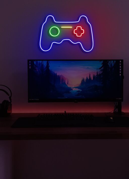 Game controller Neon Control Center for Virtual Worlds