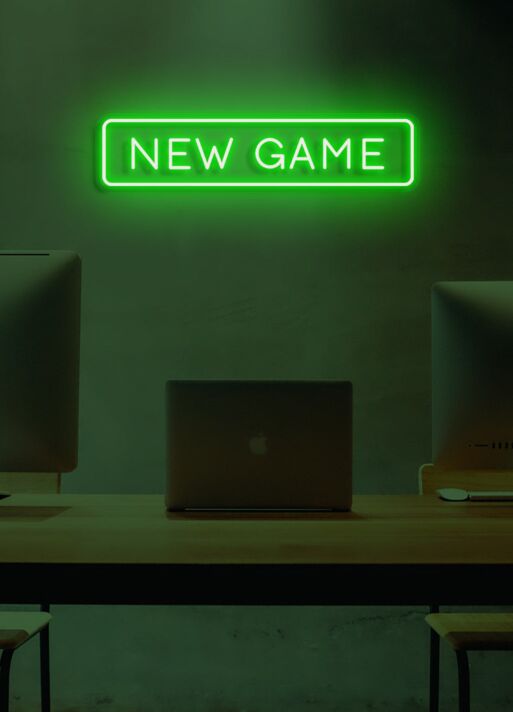 NEW GAME Neon Fresh Start for Gamers