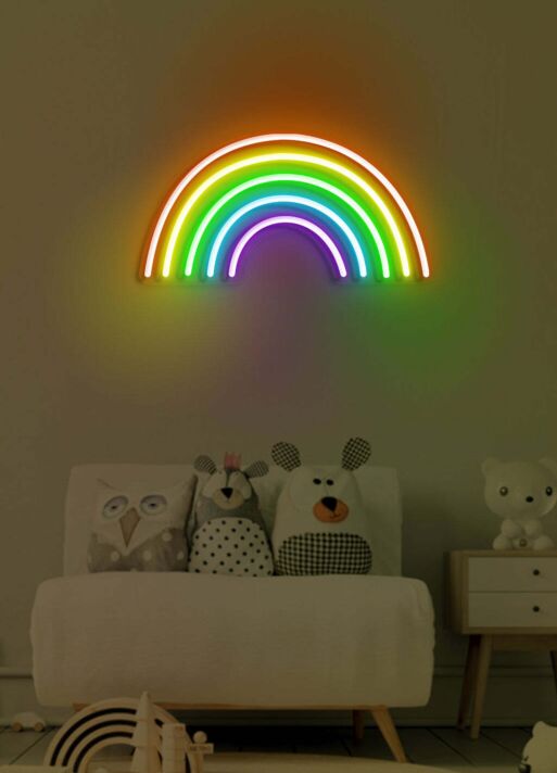 Rainbow Colorful Neon Celebration of Diversity