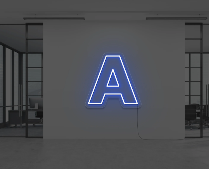 NEON LETTER A