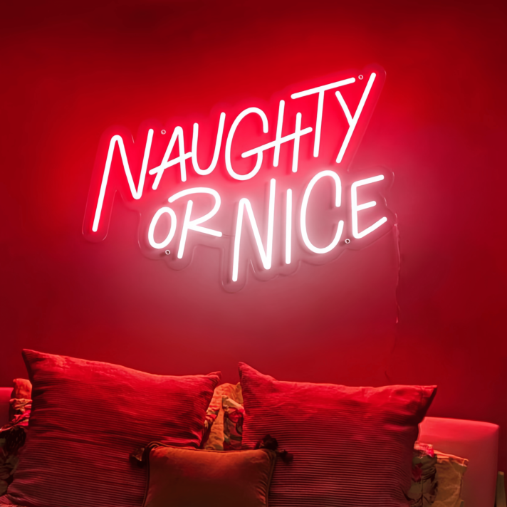 Naughty or Nice: Illuminate Your Space with Neon Charm