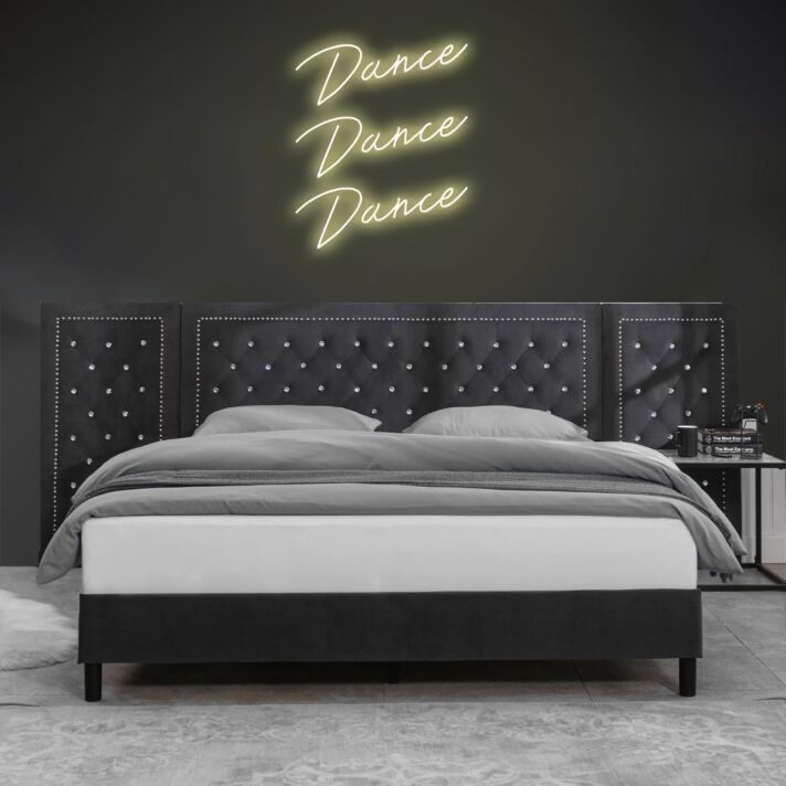 'Dance Dance Dance' neon sign