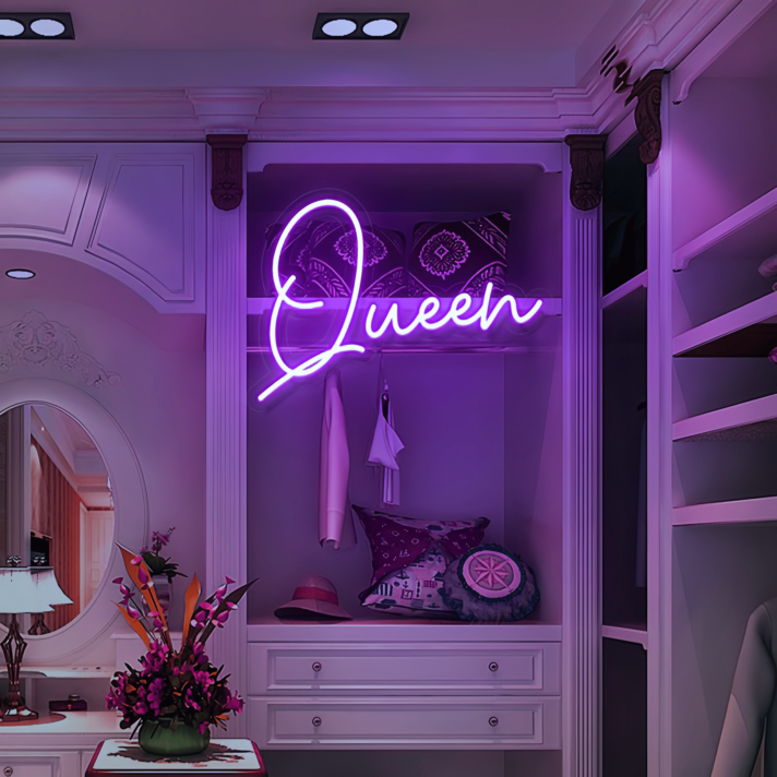 Queen: Reign in Radiance with Our Neon Art Sign!