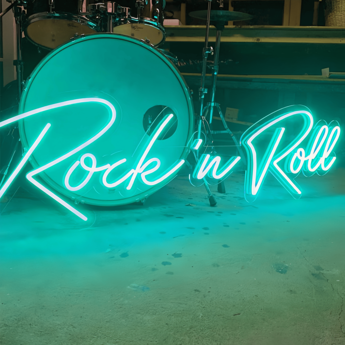 Rock n Roll: Electrifying Neon Sign for Your Space!