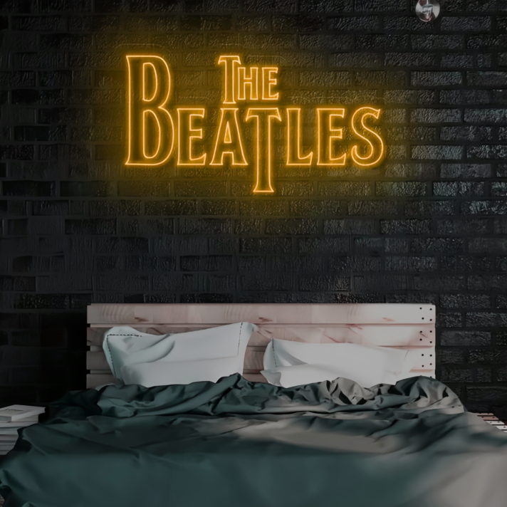 The Beatles Neon Sign: Light Up Your Space with Timeless Musical Vibes