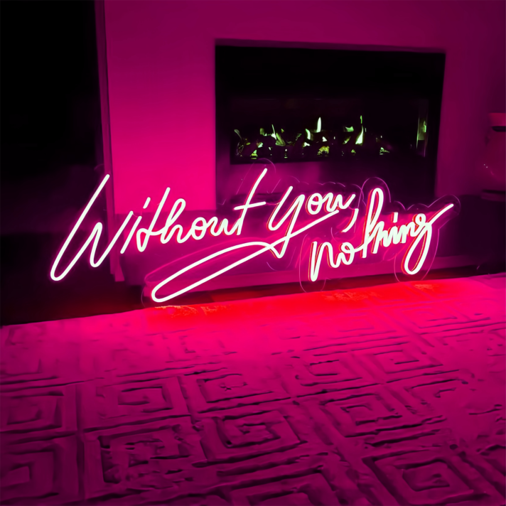 Without You Nothing: Illuminate Your Space with Love and Light