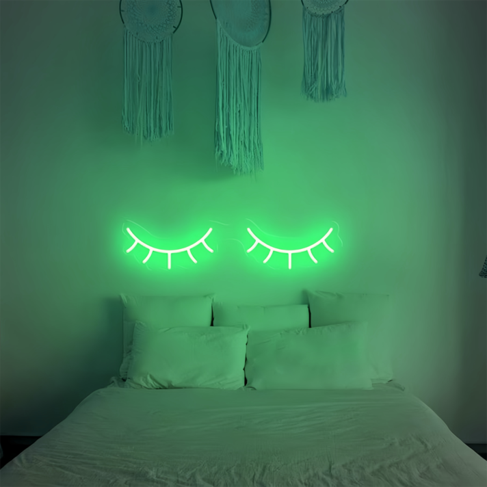 Lashes: Illuminate Your Space with Neon Glamour