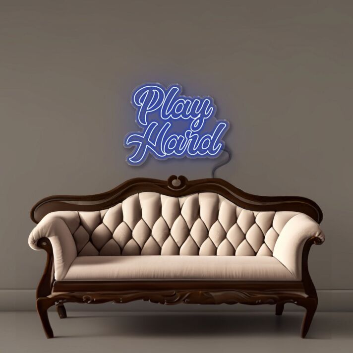 Play Hard Led Neon Signs