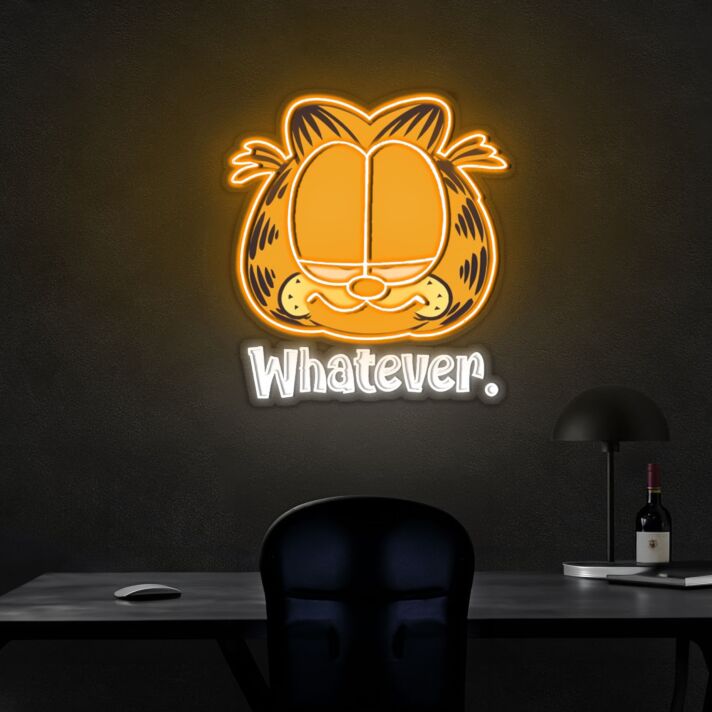 Gf Whatever Neon Sign X Acrylic Artwork