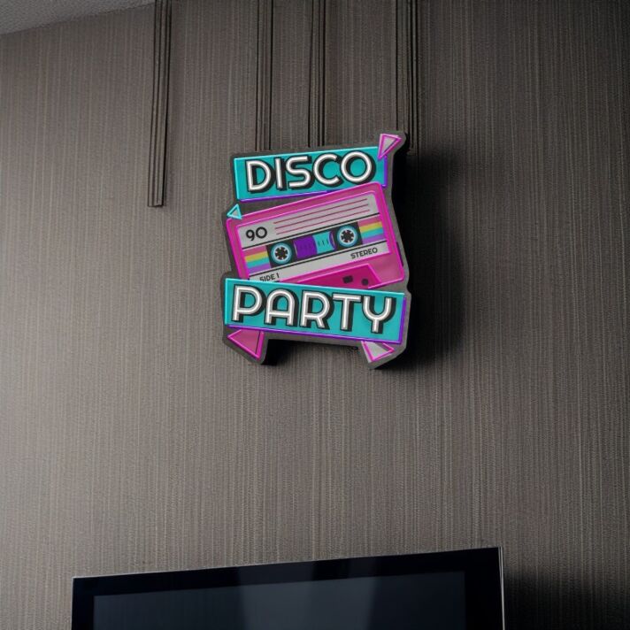 Disco Party Led Neon Sign Light Pop Art