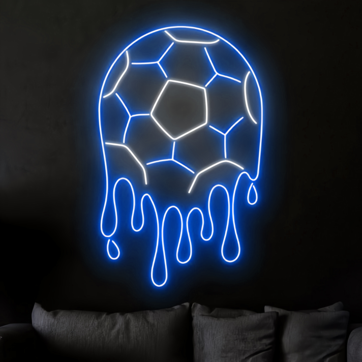 Soccer Shape Neon Sign