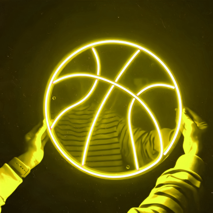 Basketball Shape 2 Neon Sign