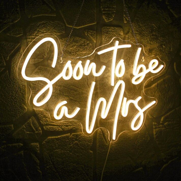 Soon to Be a Mrs. Proposal Neon Sign