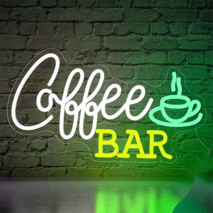 Customize Coffee Bar Moments Neon Sign