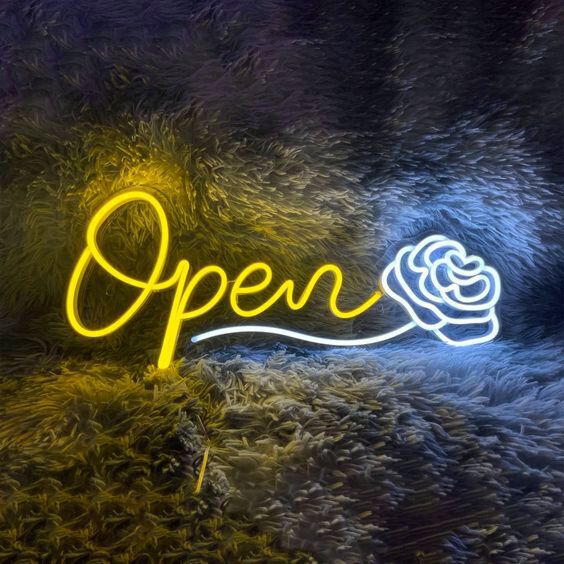 Customize Store Open Neon Sign