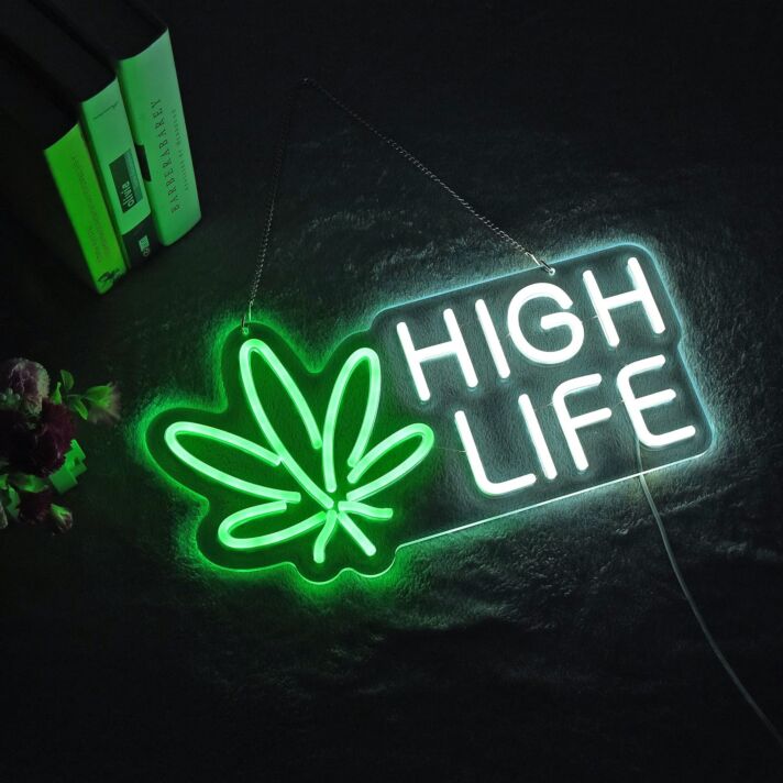 Customize HIGH LIFE Lifestyle Decor Neon Sign