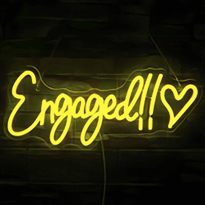 Engaged Neon Sign