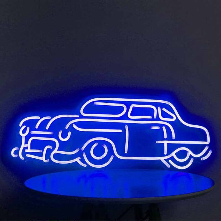 Vintage Car Neon Sign
