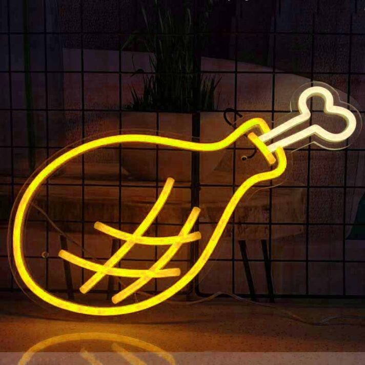 Delicious Large Drumstick Neon Sign