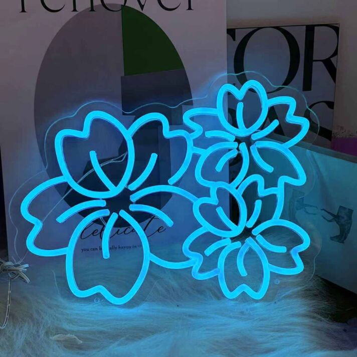 Spring Sakura Blossom Decorative Neon Light