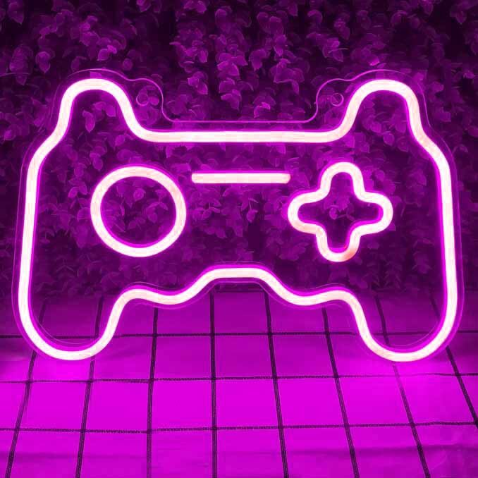 Cool Gaming Keyboard Neon Sign