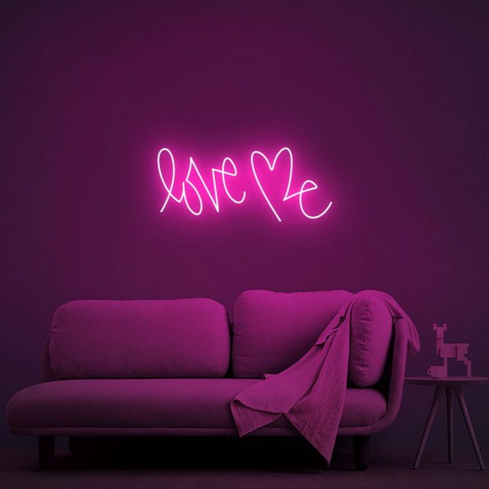 Love Me Neon Sign for Romantic and Loving Ambiances