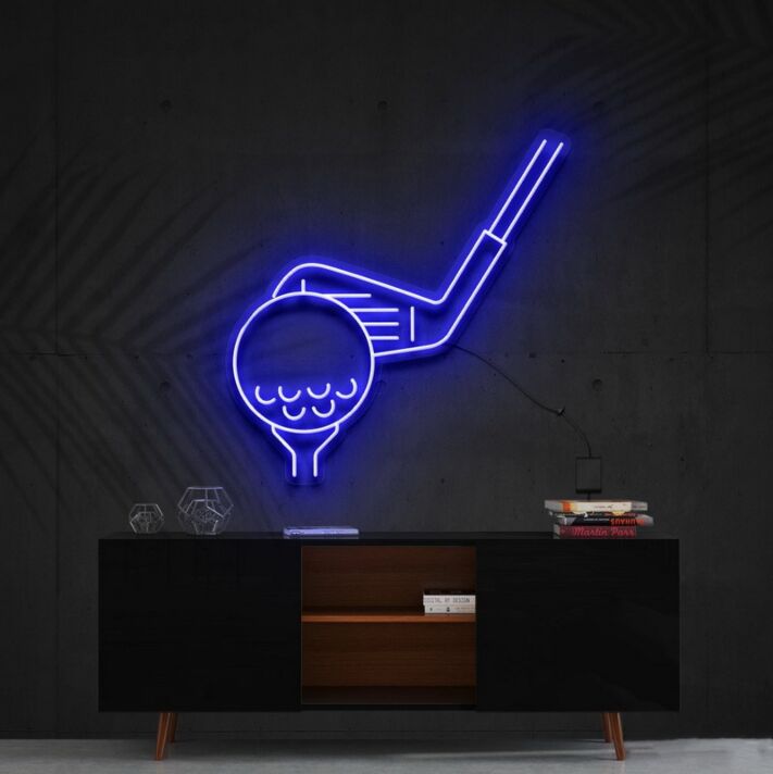 Top Golf Neon Sign for Sports Lovers and Enthusiasts