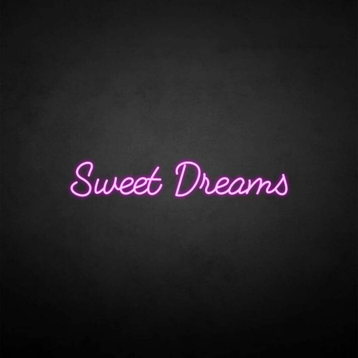 'Sweet dream' neon sign