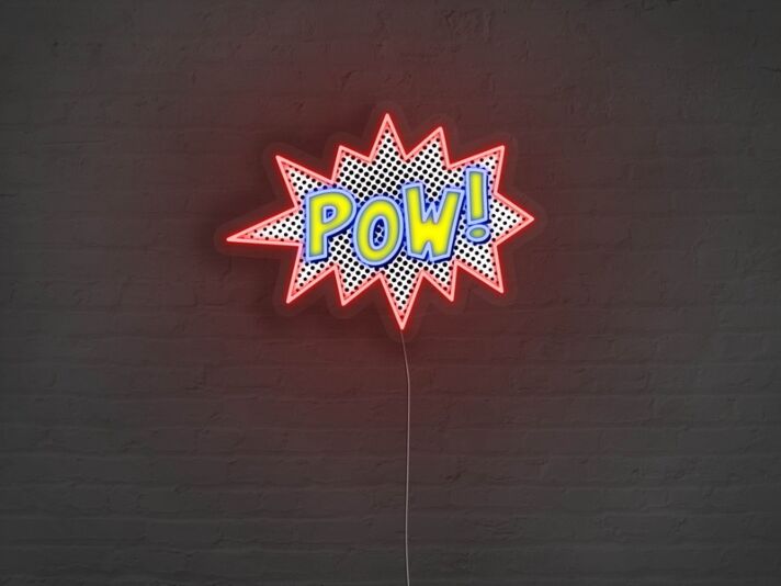 Pow And Bams Neon Sign for Comic Book Fans