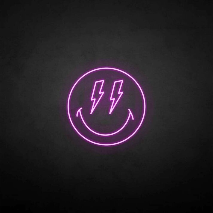 'Smile Face' neon sign