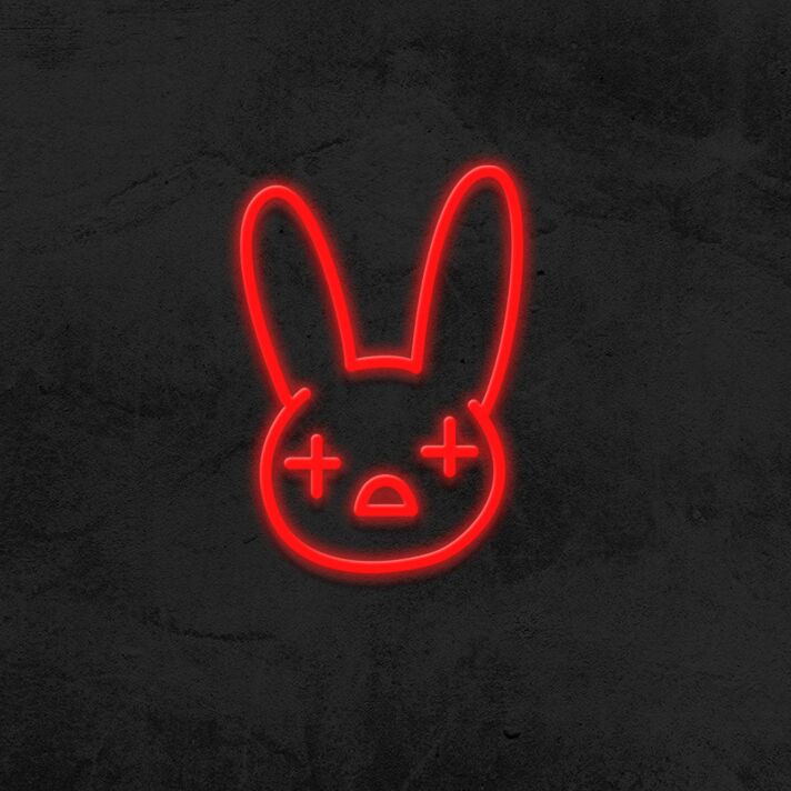 Bad Bunny Neon Sign for Music Fans and Bold Spaces